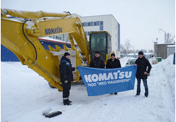 Ещё на одного счастливого обладателя экскаватором Komatsu PC220-7 в Республике Беларусь стало больше!